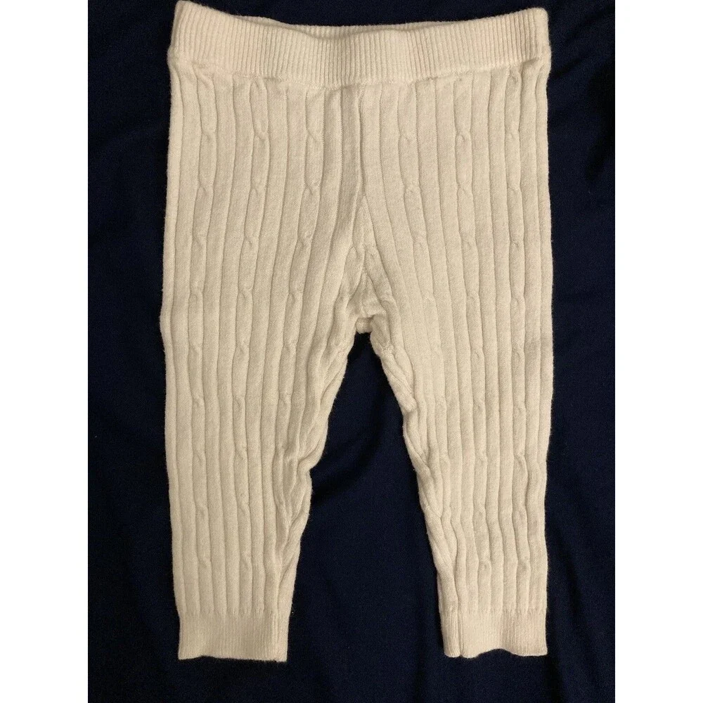 12 Months Oshkosh baby girl clothes - one piece pants | classic white theme